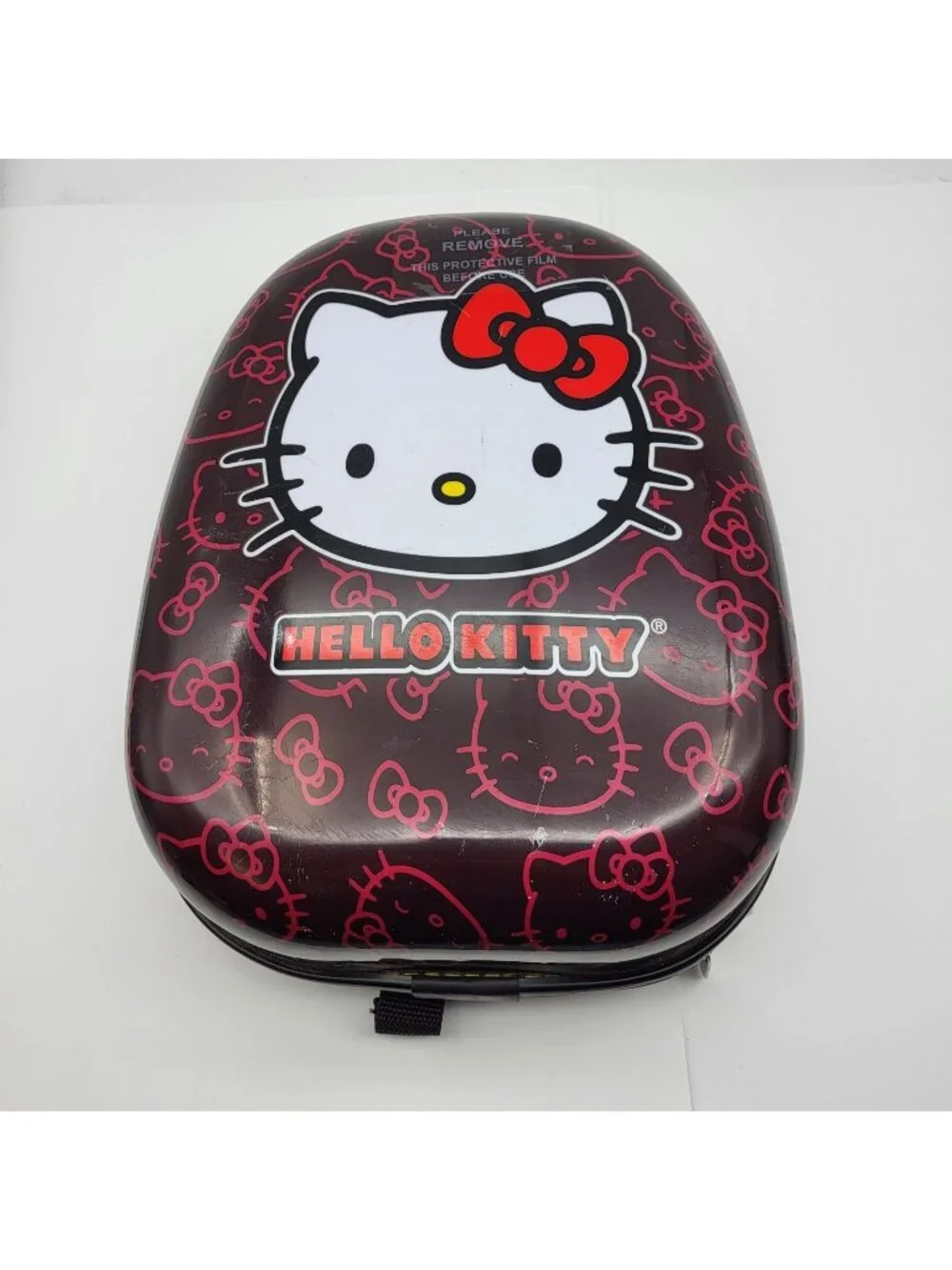 Hello Kitty Hard Shell Backpack Sanrio 2023 Pink Black youth kids size